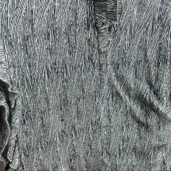 APIECE APART San Rafael Navy Print Ruffle Silk Dress 8 - Picture 5 of 8